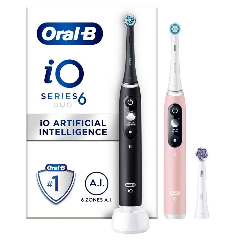 Bild 1 för Oral-B iO6 Eltandborste med extra Tandborsthuvud