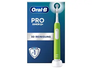 Produktfoto för Oral-B Junior Grön Eltandborste från 6 år
