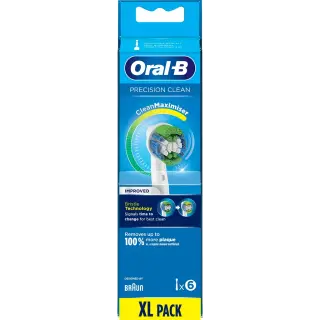 Produktfoto för Oral-B Precision Clean Borsthuvud 6 st