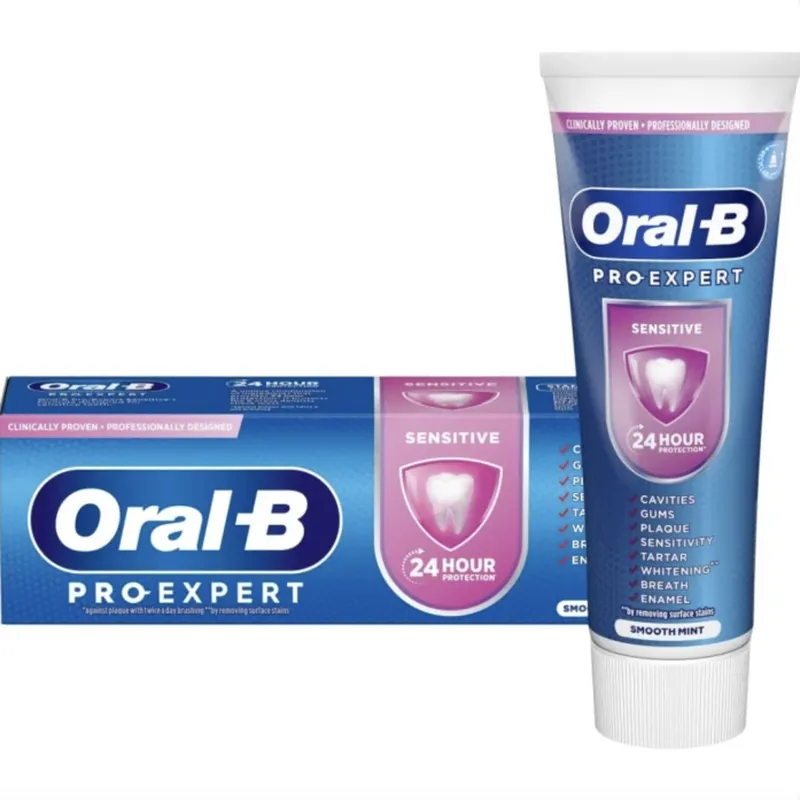 Bild 2 för Oral B Pro-Expert Sensitive & Gentle Whitening Mint Tandpasta 75 ml