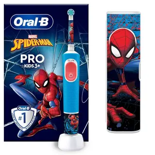 Produktfoto för Oral-B Pro Kids Spider-Man Eltandborste för Barn Designed By Braun