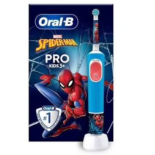 Produktfoto för Oral-B Pro Kids Spider-Man Eltandborste för Barn Från 3 år
