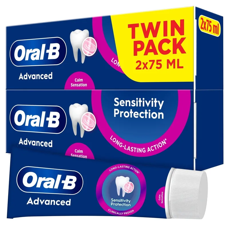 Bild 2 för Oral-B Tandpasta Sensitivity Protection Duo - 2x75ml