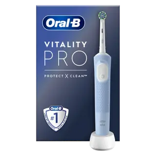 Produktfoto för Oral-B Vitality Pro Blå Eltandborste Designed by Braun
