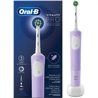 Produktfoto för Oral-B Vitality Pro Lila Eltandborste Designed by Braun