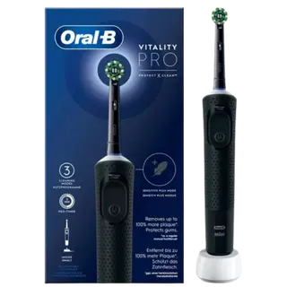 Produktfoto för Oral-B Vitality Pro Svart Eltandborste Designed by Braun