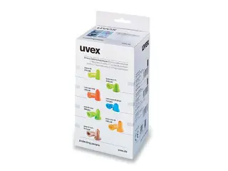Produktfoto för Ørepropper Uvex x-fit, lime, pakke a 300 par