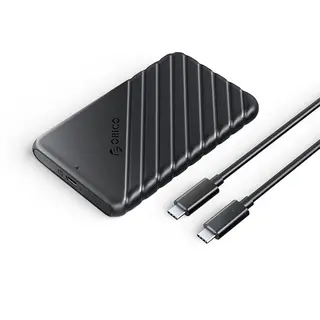 Produktfoto för Orico Diskenhet 2.5" HDD/SSD USB-C 3.1 6Gb/s 25PW1C-C3 - Svart