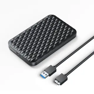 Produktfoto för Orico Diskenhet 2.5" HDD/SSD USB Micro-B 5Gb/s 2520U3-V1 - Svart