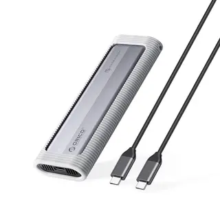 Produktfoto för Orico Diskenhet M.2 NVME/NGFF USB-C 10Gb/s AXM2S-G2 - Grå