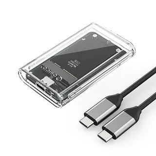 Produktfoto för Orico Diskkassett MSATA USB-C 3.2 5Gb/s TC10-MS - Transparent