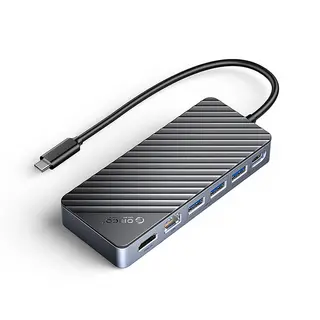 Produktfoto för Orico Hubb 3xUSB-A, 1xUSB-C 3.2, HDMI, Ethernet, M.2