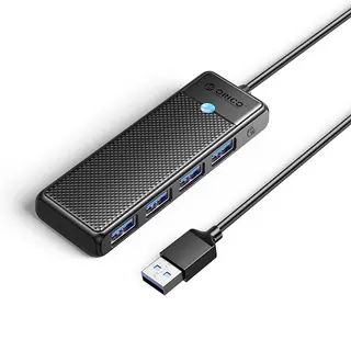 Produktfoto för Orico USB-A Hubb 4xUSB-A 3.0 - Svart