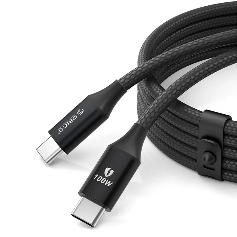 Alternativ bild 0 för Orico USB-C Till USB-C Kabel 100W 5A 1m CDX - Svart