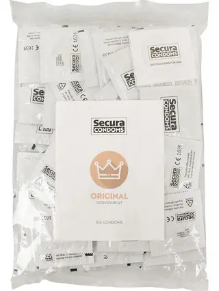 Produktfoto för Original Transparent 100-pack Kondomer
