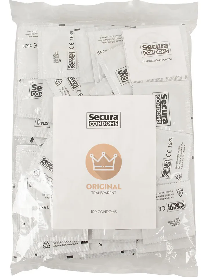 Alternativ bild 0 för Original Transparent 100-pack Kondomer