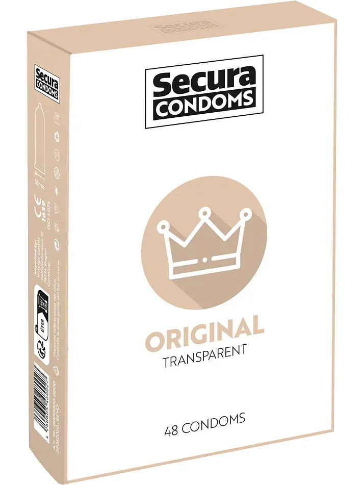 Alternativ bild 0 för Original Transparent 48-pack Kondomer