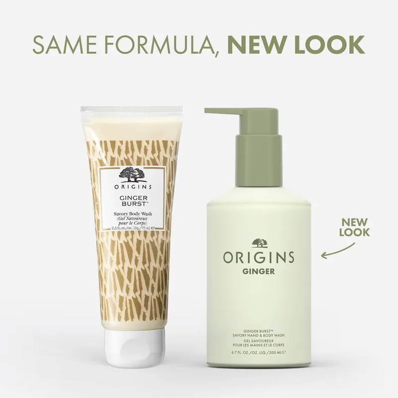 Bild 2 för Origins Ginger Burst Savory Hand & Body Wash 200 ml