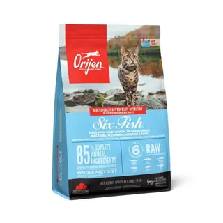 Produktfoto för Orijen Cat 6 Fish (1,8 kg)