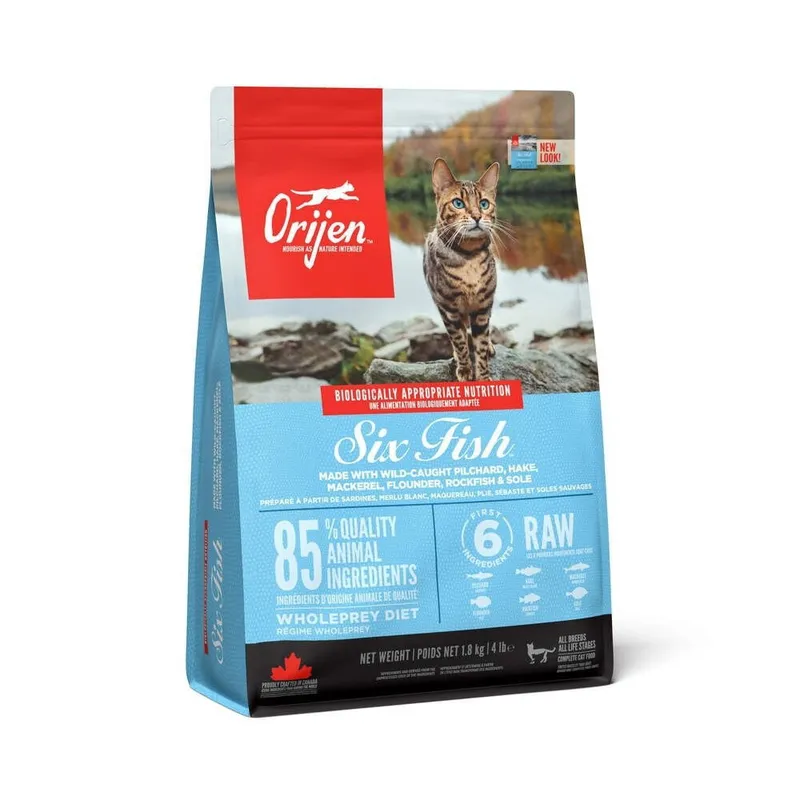 Bild 1 för Orijen Cat 6 Fish (1,8 kg)