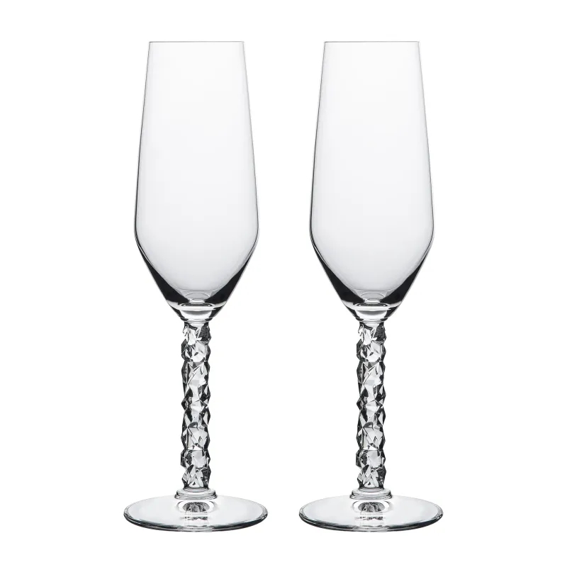 Alternativ bild 0 för Orrefors Carat Champagneglas 2 st