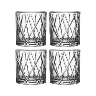 Produktfoto för Orrefors City Whiskyglas DOF 33 cl 4-pack
