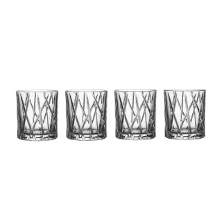 Produktfoto för Orrefors City Whiskyglas OF 24 cl 4-pack