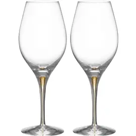 Produktfoto för Orrefors Intermezzo Balance vinglas 44 cl, guld