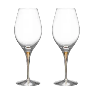 Produktfoto för Orrefors Intermezzo Balance vinglas 44 cl, guld