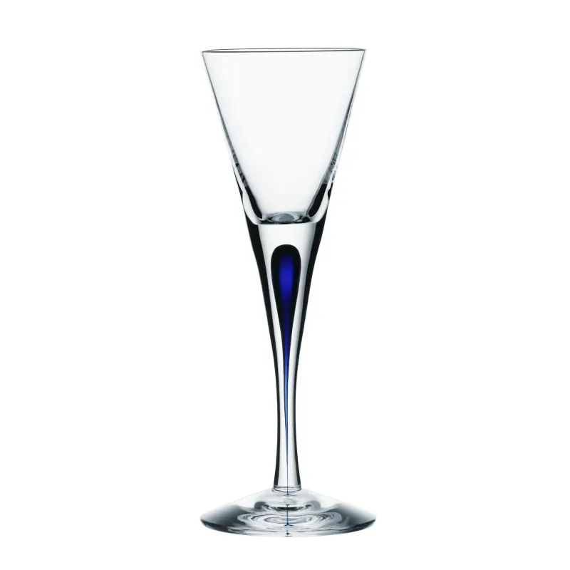 Alternativ bild 0 för Orrefors Intermezzo Blå Snapsglas 6 cl