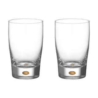 Produktfoto för Orrefors Intermezzo tumblerglas 25 cl 2-pack, guld