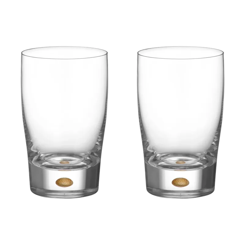 Alternativ bild 0 för Orrefors Intermezzo tumblerglas 25 cl 2-pack, guld