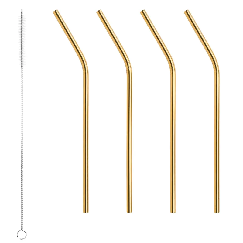 Alternativ bild 0 för Orrefors Peak Sugrör 4-pack med rengöringsborste
