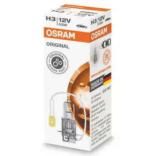 Produktfoto för Osram 64151, 55 W, 12 V, H3, halogen