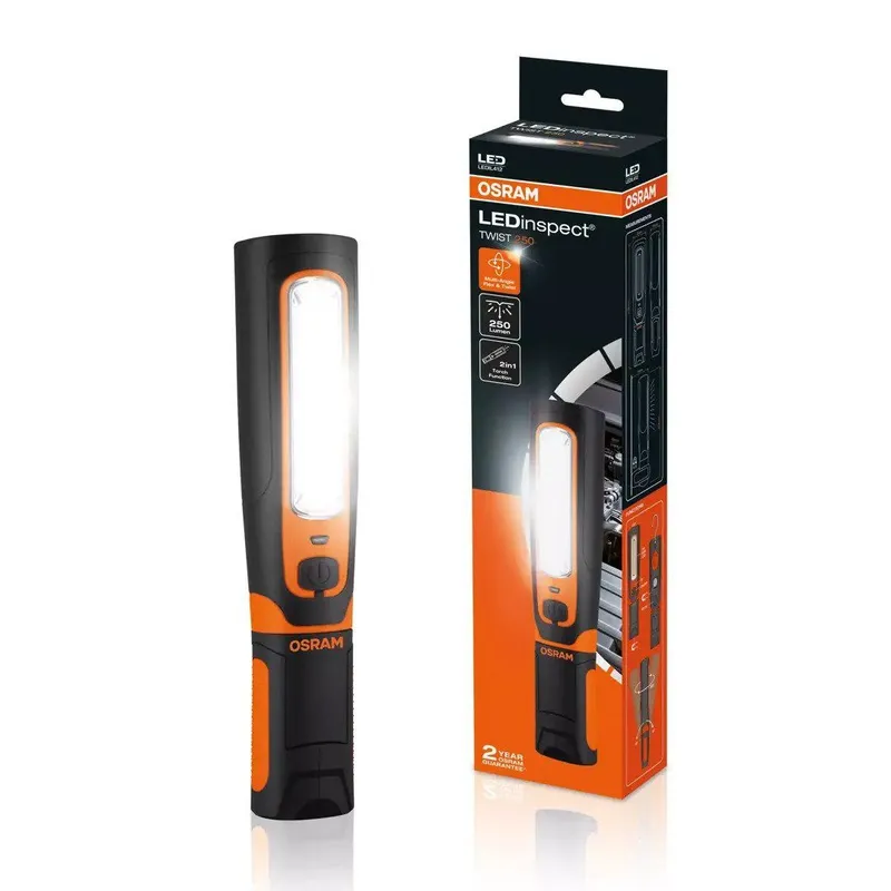 Alternativ bild 0 för Osram Auto LEDIL412 LEDInspect TWIST250 LED (RGB) arbetsljus Batteridrift, via USB 250 lm