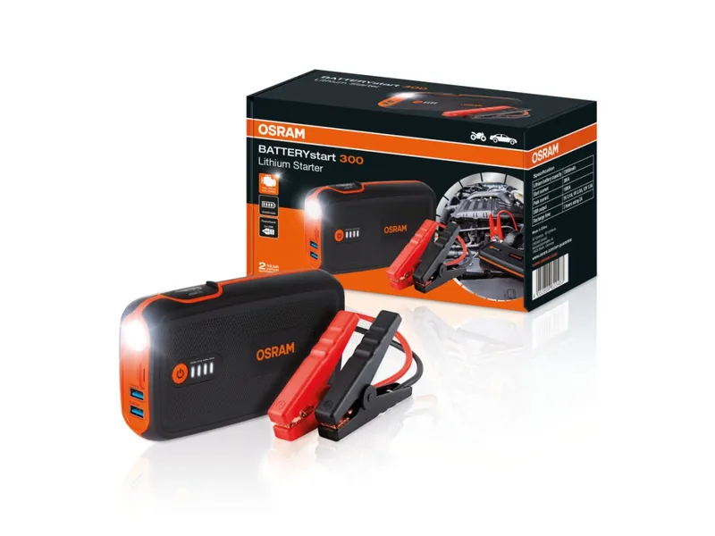 Alternativ bild 0 för Osram BatteryStart 300 Jumpstarter