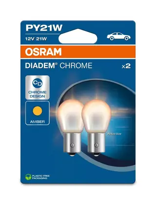 Produktfoto för OSRAM Diadem Chrome PY21W