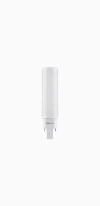 Produktfoto för OSRAM DULUX - LED-glödlampa - form: tubulär - glaserad finish - G24q-1 - 6 W (motsvarande 13 W) - klass E - svalt vitt ljus - 4000 K
