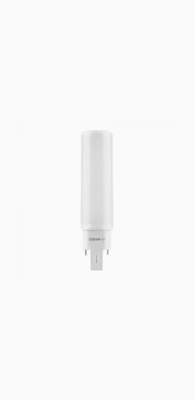 Alternativ bild 0 för OSRAM DULUX - LED-glödlampa - form: tubulär - glaserad finish - G24q-1 - 6 W (motsvarande 13 W) - klass E - svalt vitt ljus - 4000 K