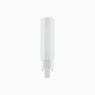 Produktfoto för OSRAM DULUX - LED-glödlampa - form: tubulär - glaserad finish - G24q-2 - 7 W (motsvarande 18 W) - klass E - svalt vitt ljus - 4000 K