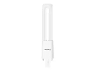 Produktfoto för OSRAM DULUX S - LED-glödlampa - form: biax - glaserad finish - G23 - 4 W (motsvarande 9 W) - klass F - varmt vitt ljus - 3000 K
