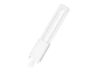 Produktfoto för OSRAM DULUX S - LED-glödlampa - form: biax - glaserad finish - G23 - 4 W (motsvarande 9 W) - klass F - varmt vitt ljus - 3000 K
