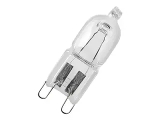 Produktfoto för OSRAM HALOPIN ECO - Halogenglödlampa - klar finish - G9 - 60 W - klass G - varmt vitt ljus - 2800 K