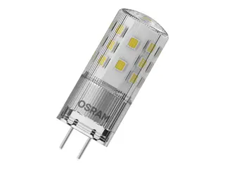 Produktfoto för OSRAM - LED-glödlampa - form: majs - klar finish - GY6.35 - 4.5 W (motsvarande 40 W) - klass F - varmt vitt ljus - 2700 K