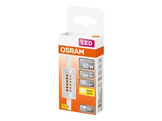 Produktfoto för Osram LED-glödlampa SLIM LINE 6W/827 (60W) R7s