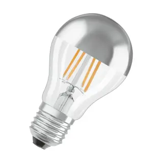 Produktfoto för Osram LED-glödlampa Standard 6,5W/827 (50W) Clear Mirror E27