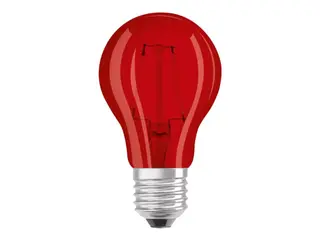 Produktfoto för OSRAM LED STAR Décor - LED-glödlampa med filament - E27 - 2.5 W (motsvarande 7 W) - klass G - rött ljus - 1000 K