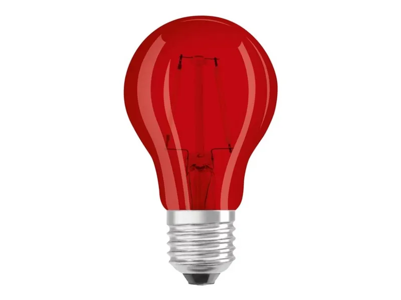 Alternativ bild 0 för OSRAM LED STAR Décor - LED-glödlampa med filament - E27 - 2.5 W (motsvarande 7 W) - klass G - rött ljus - 1000 K