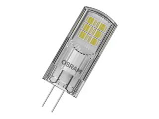 Produktfoto för OSRAM LED STAR - LED-glödlampa - form: T14 - klar finish - G4 - 2.6 W (motsvarande 28 W) - klass F - varmt vitt ljus - 2700 K