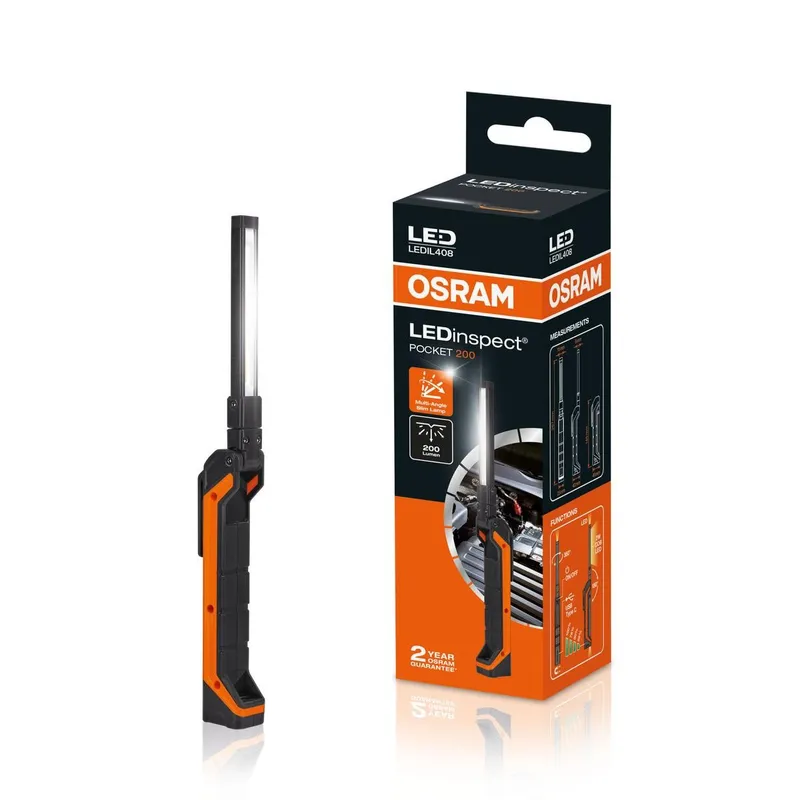 Alternativ bild 0 för Osram LEDIL408, LED, 2,96 W, 6500 K, 200 LM, Svart, Orange, IK07
